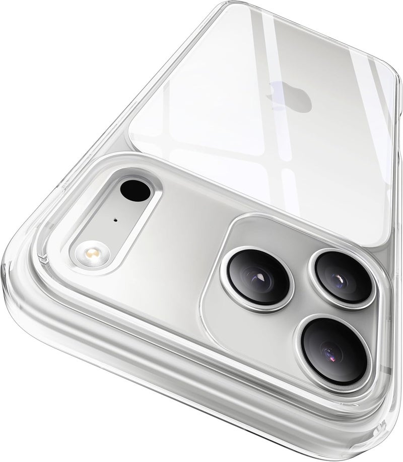 CASEKOO for iPhone 17 Pro Max Case Smooth Crystal Clear, Patented Anti-Yellow & Virgin TPU, 15FT Military-Grade Protection, Slim Transparent Women Men Funda para for iPhone 17 Pro Max Case 6.9", Clear - Image 1